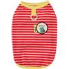 Izefia Magliette per Cani Abbigliamento Motivo a Righe Traspirante Elegante Fresco Canottiera Estiva In Cotone Gilet T-Shirt per Cani Piccoli Cuccioli Gatti