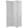 DESIGN DELIGHTS PARAVENT Bambu | 3 Pezzi, 170x120 cm, paravento in bambù, divisorio Pieghevole, Parete divisoria Indipendente | Colore: Grigio