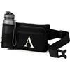 A-Z BAG Marsupio personalizzato con tasche multiple per escursionismo, passeggiate con il cane, viaggi e attività all'aperto, regali per uomini e donne, A, Cintura per soldi