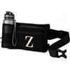 A-Z BAG Marsupio personalizzato con tasche multiple per escursionismo, passeggiate con il cane, viaggi e attività all'aperto, regali per uomini e donne, Z, Cintura per soldi