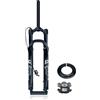 LHHL Mountain Bike Forcella Sospensioni 26 27,5 29 MTB Forcella Aria Regolazione del Ritorno Corsa 140mm QR 9x100mm Bici Forcella Anteriore XC/AM(Black Tapered HL,26'')