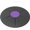 Kivivaka Core Stability Board per migliorare l'equilibrio e l'allenamento propriocettivo con piattaforma resistente all'abrasione e base a basso profilo (nero blu)