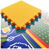 ELzEy Piastrelle for pavimenti for campi sportivi all'aperto, piastrelle modulari ad incastro, tappetino for pavimenti fai da te for asili e scuole materne(Yellow)
