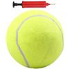 Generico Pallina da tennis gigante per cani, Pallina da tennis grande - Palline da oversize per cani di grandi dimensioni,Palloni da gioco per bambini con pompa e ago, giocattoli con palline per cucciol