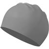 ZGCrumphant Cuffia da nuoto Cuffie da nuoto ultrasottili in silicone altamente elastiche Cappello sub Capelli lunghi grandi in bagno Attrezzatura per l'allenamento(Grey-50g)