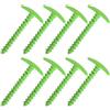 SNGUOQ 30pcs Vite di Ancoraggio Paletti Chiodo a Terra Tenda da Campeggio Esterna Picchetti Chiodi a Trekking Spilli Accessori for Tende Antivento per Campeggio E Outdoor(Black)