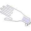 Generic Supporto e barella per guanti da golf, in plastica ABS, per mantenere la forma, gancio portatile a clip per guanti da golf, rosso (verde)