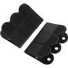 Hemobllo 6 Pezzi Clip di Sicurezza per Chiave Tapis Corrente in Plastica Nera Presa Forte, Compatibile Treadmill e Running Machine per Uso in Palestra o Casa