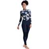 Roxy Swell 2026 - Muta da donna con cerniera posteriore 3/2 mm, motivo floreale