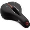 Wittkop MEDICUS PRO EVO 1.0 Gel Trekking - Sella per bicicletta con memory foam, design ergonomico, sistema di telaio NAWAVE e apertura centrale per la massima ventilazione - Nero