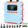 KinZon Pompa ad Aria Elettrica 60 PSI Alta Pressione per SUP, ricaricabile, compatibile con presa auto 12V, spegnimento automatico, gonfiaggio/sgonfiaggio, per paddle, kayak e pneumatici