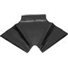 Mtlavishness Protezione per Corda da Arrampicata Protezione per Arrampicata su Roccia Imbracatura per Sedersi con Usura in PVC Pelle Esterna per Alpinismo Cascate Discesa Salti (Nera)