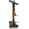 SKS GERMANY AIRKOMPRESSOR COMPACT 10.0 pompa pavimento per principianti (manometro di precisione, tubo in acciaio robusto, testa MULTI VALVE per tutti i tipi di valvole, pressione: 10 bar / 144 psi)
