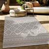 Paco Home Tappeto per esterni a trama piatta moderno boho etno resistente alle intemperie misura 160 cm rotondo