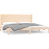 vidaXL Letto in legno massiccio 180x200 cm