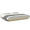 vidaXL Giroletto con LED rovere Sonoma 200x200 cm materiale a base di legno
