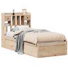 vidaXL Letto in legno massiccio senza materasso 75x190 cm in legno di pino