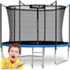 Neo-Sport Trampolino da giardino 6ft/183cm con rete interna e scala Neo-Sport