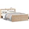 vidaXL Struttura letto con testiera senza materasso 150x200 cm