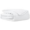 vidaXL piumino 2 in 1 bianco 240 x 260 cm piuma