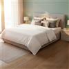 Veriaffari.it Letto Matrimoniale contenitore Ascoli 182x210x124H tessuto Enjoy tortora