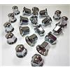 Generic 60 pezzi 32 mm Copribulloni per ruote in plastica cromata LUX, a lunga durata, per roulotte, autocarro, autobus, camion, auto, veicoli, LKW