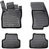 ELMASLINE 3D Tappetini Gomma per Jeep Compass (prima generazione) 2007-2016 | Bordo Extra Alto | Tappetini Auto