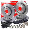BREMBO Set freni Coated Disc Line incl. dischi freno anteriori Ø 280mm ventilati+posteriori Ø 259mm pieni+pastiglie freno anteriori e posteriori Compatibile con MINI (R56)(R57)(R55)(R55)(R58)(R59)