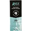 Rex Supply Company Rex Supply Co., 100 lame a doppia lama, placcate in platino, prodotte nella Repubblica Ceca