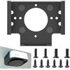 GOMETY Supporto per Mac Mini, Supporto da Parete per Mac Mini M4 und M4 Pro, VESA Supporto in Metallo, Supporto Monitor Scrivania Calor Antiarañazos Supporto Sotto Scrivania/Parete/Dietro del Monitor