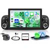 Rimoody 4G+64G Android Autoradio per FIAT Panda 2013-2020 Wireless Carplay Android Auto GPS Navi WiFi Mirror Link, 7 Pollici Touchscreen Radio con Bluetooth FM/RDS/32 EQ/USB/SWC Telecamera Posteriore