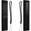 kwmobile Custodia Silicone Telecomando Compatibile con Samsung Smart TV TM2280e BN59-01385 / BN59-01386 / BN59-01391A Cover - Guscio Protettivo Telecomando Antiscivolo - Nero