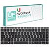 UP PARTS® - Azienda Italiana - Tastiera Italiana per Notebook HP EliteBook 745 G5, 745 G6, 840 G5, 846 G5, 840 G6 con Track Point e Retroilluminazione (Frame Silver)