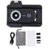 Dpofirs Obiettivo Macro da 100X a 200X per Telefono, Obiettivo per Fotocamera del Telefono con Luce a LED, Attaccamento per Obiettivo Zoom, Chiaro Filtro CPL Clip per Obiettivo (150X)