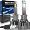 KOHYIER Lampadina LED H1, 40000LM 180W 800% Ultra Luminosa, 6500K Bianco 12V 24V Plug & Play Lampadine H1 LED, Confezione da 2