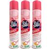 Generico Spray Detergente per Moquette e Tappeti, Schiuma Pulizia Profonda Tessuti d'Arredo, Profumo Agrumato, Set Multiplo, 300ml (x3 Spray)