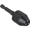 Generic Mandrino per trapano senza chiave da 0,3-8 mm in lega di alluminio e acciaio al carbonio con adattatore da 1/4 di pollice esagonale per utensili elettrici