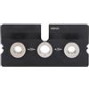 KIMISS Maschera per Fori per Tasselli in Legno 2 in 1 Localizzatore per Punzoni 8 Mm 10 Mm per la Lavorazione del Legno Guida per Trapano di Precisione Strumento di Carpenteria per