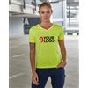 James & Nicholson T-shirt donna segnaletica V-neck 80/20 easy care resistenti Personalizzate o neutre