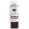 PINTY PLUS New Chalk - Vernice spray a base d'acqua, stile shabby chic, 400 ml, colore: Prugna nera