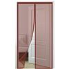 ZYYQ Zanzariera Magnetica per Porte Chiusura Automatica，80x210cm/WxH(31.49x82.67in) Anti Insetti Tenda di Zanzariera Porta，Facile Montaggio Adesivo Senza Forare， Marrone