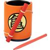 Grupo Erik Dragon Ball Portapenne da Scrivania - Cancelleria | Dragon Ball Gadget, Porta Penne Decorativo, Resina, Manga, Penna Bastone Nyoi, Scomparto Interno, 7,9 x 11,1 x 9 cm