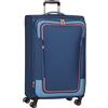 American Tourister Pulsonic - Spinner L, valigia espandibile, 81 cm, 113/122 L, blu (Combat Navy)