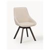 Rowico Home Sedie girevoli imbottite Alison 2 pz - Bianco