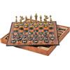 Italfama Napoleon Set Scacchi In Metallo Italfama 3-in-1 Con Dama E Scacchiera Backgammon