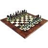Italfama Set Scacchi In Resina Napoleon vs Russia Con Scacchiera In Legno