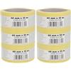 Scley Nastro per mascheratura, Larghezza nastro di crepa 48mm, Lunghezza 33m, 3 pezzi di nastro da pittore, giallo, Nastro in Carta per Mascheratura Serie *545*, A0303-450148 (Confezione da 2)