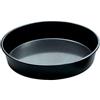 G.T. INOX Teglia da forno rotonda ferro blu -ø 50 bordo h. 4