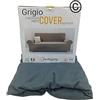 ZUCCHISSIME Copridivano Cover Elasticizzato 2 posti INTIMOEGIDIO (grigio scuro, 3 POSTI)
