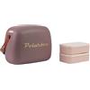 Polarbox Borsa termica per il pranzo, retrò, riutilizzabile, mini borsa termica vintage, con 2 contenitori per alimenti, lavoro, viaggi, spiaggia, campeggio ed escursionismo, 6 l, colore: oro melma